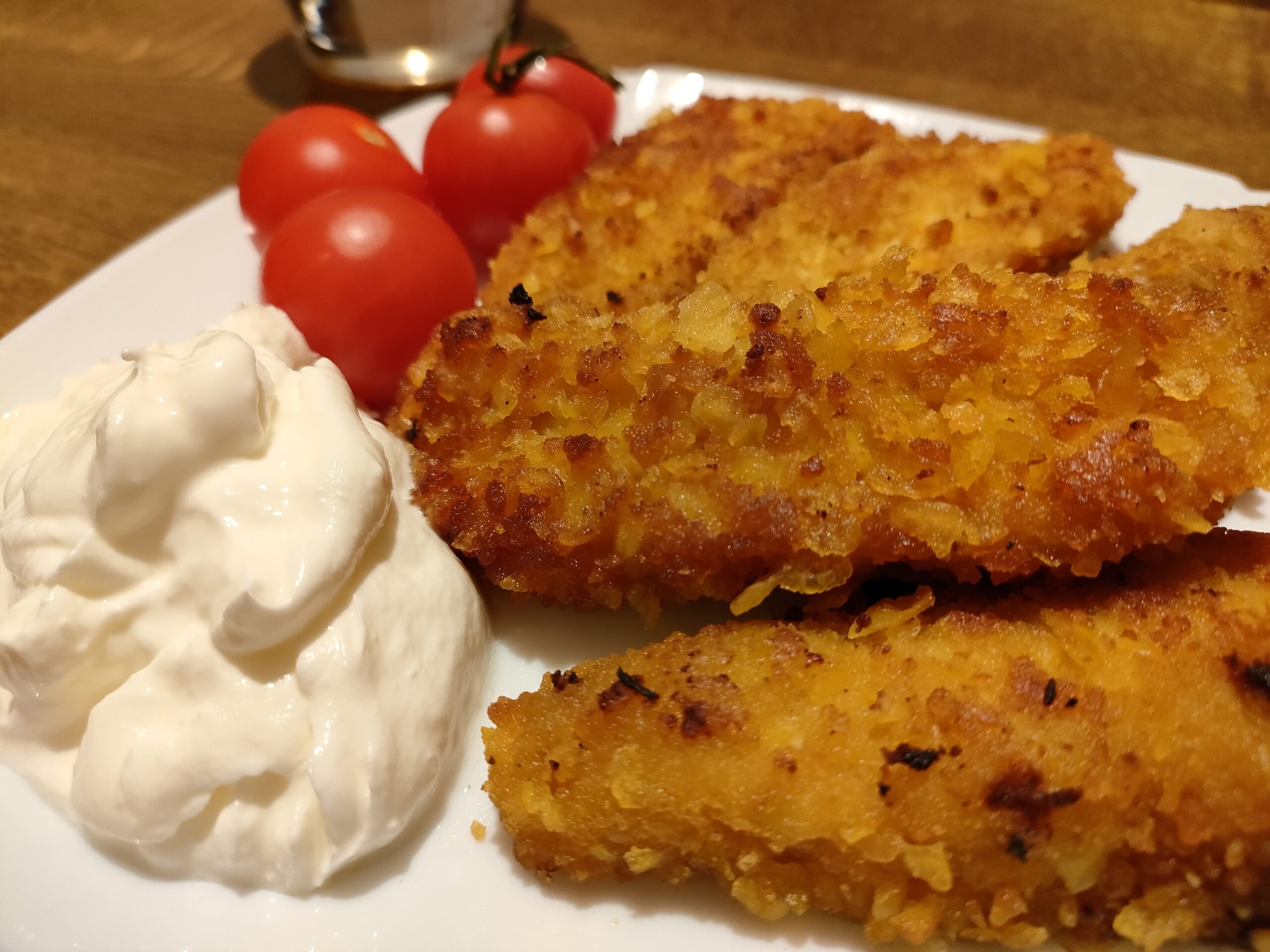 Пилешки хапки в еър фрайър