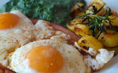 яйца на очи с масло