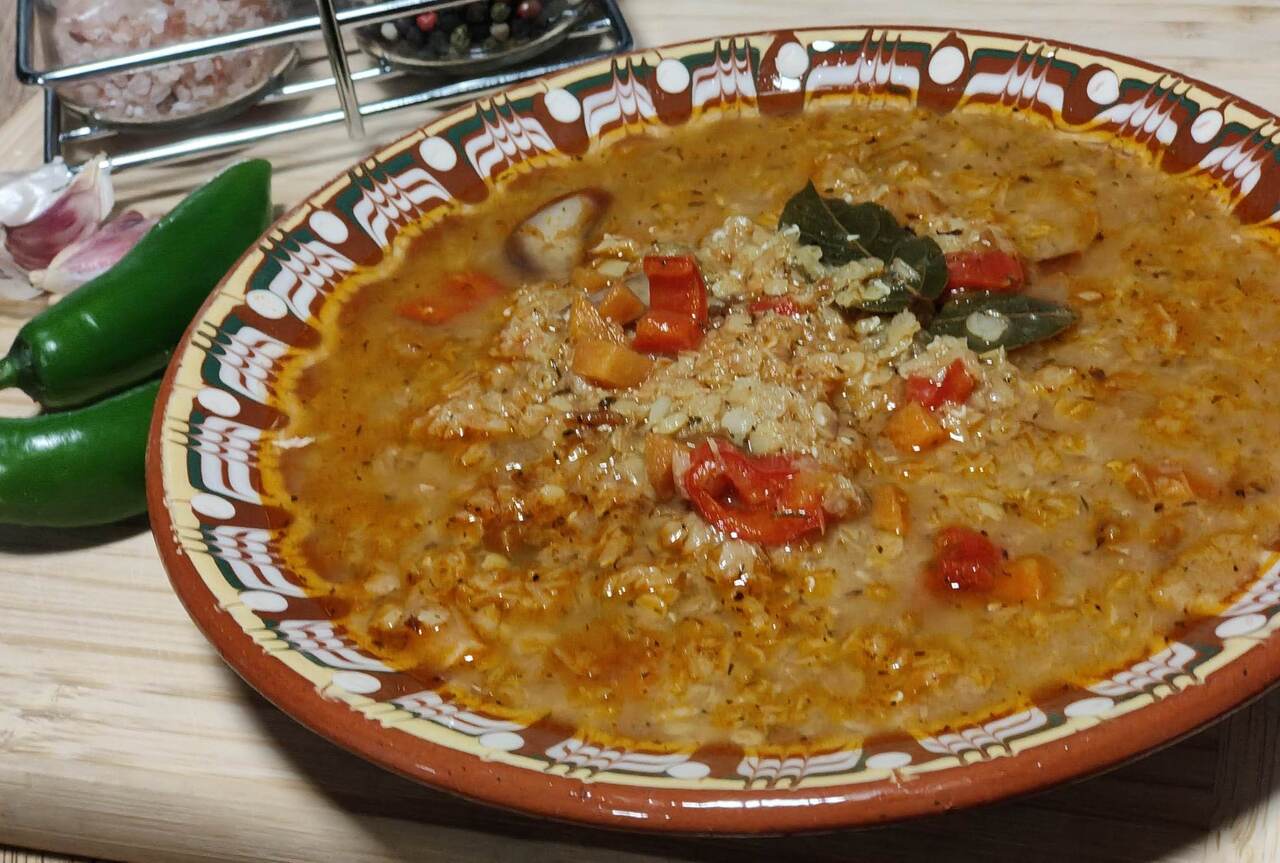 Червена леща яхния