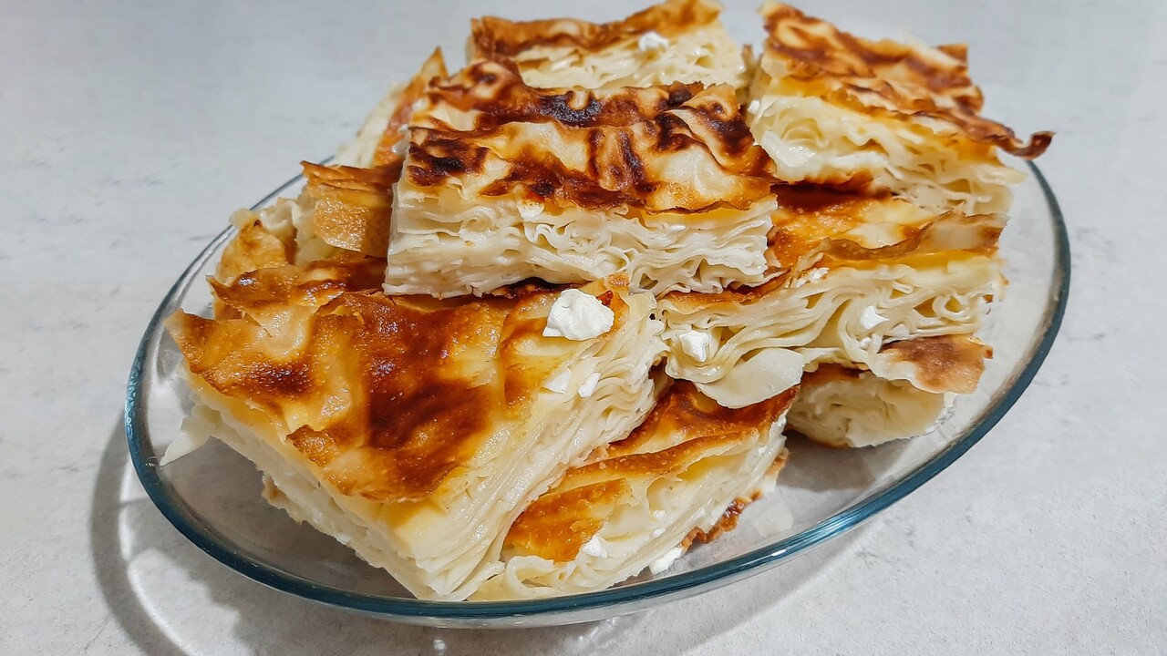 Бюречна баница с готови кори