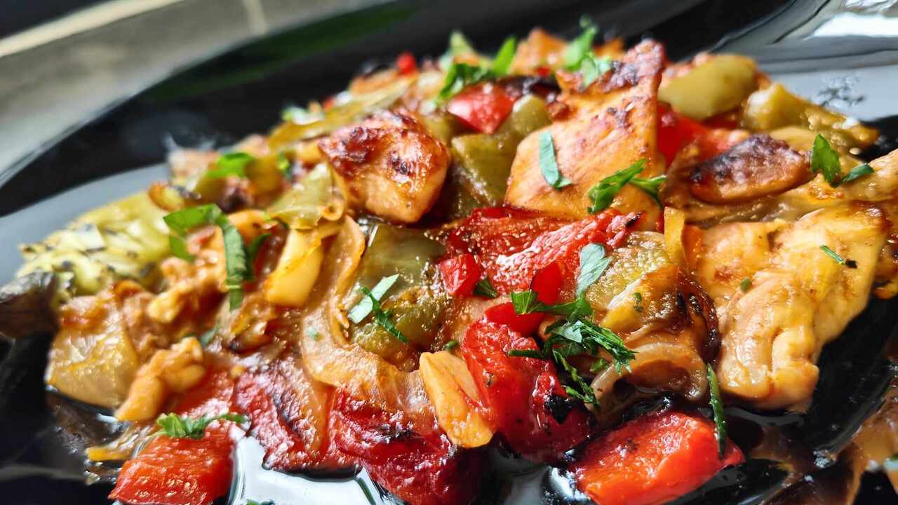 Кавърма с пилешко