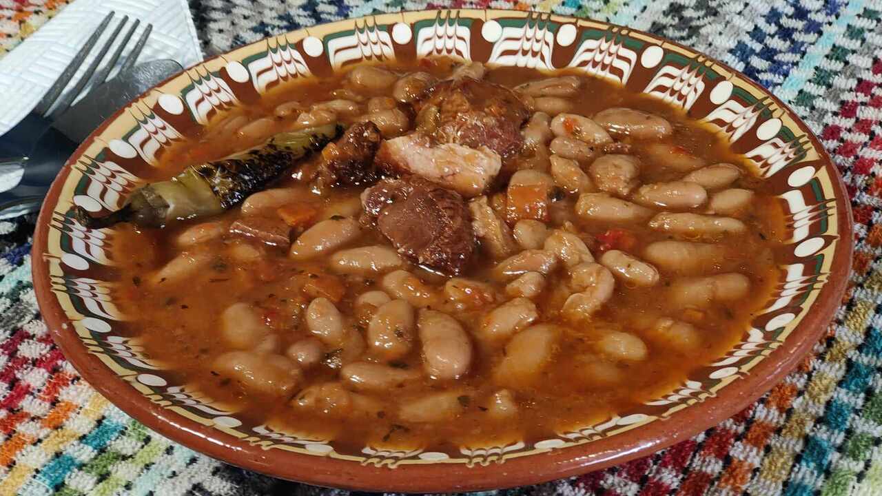 зрял фасул яхния с месо