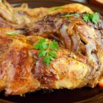 Печен цял заек