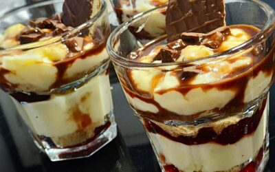 лесен десерт в чаша