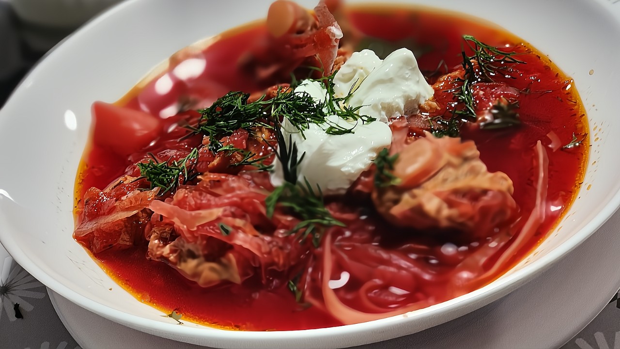 Украински борш