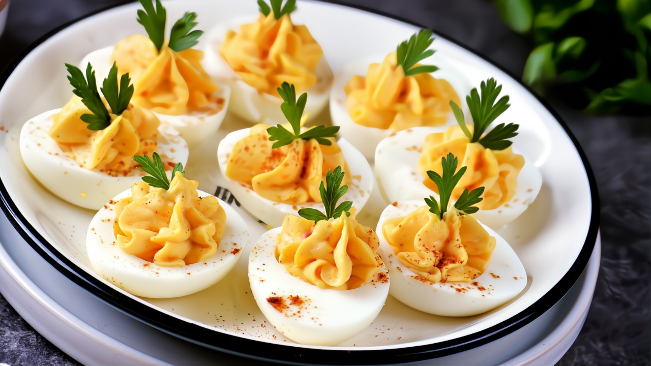 пълнени яйца