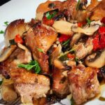 зимно мезе със свинско и гъби